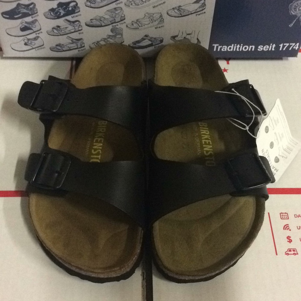 Birkenstock Black Arizona Sandals